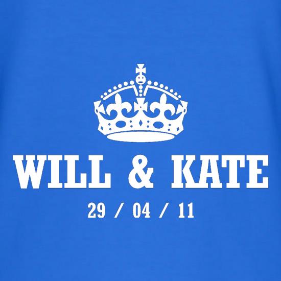 Will And Kate Royal Wedding t shirt